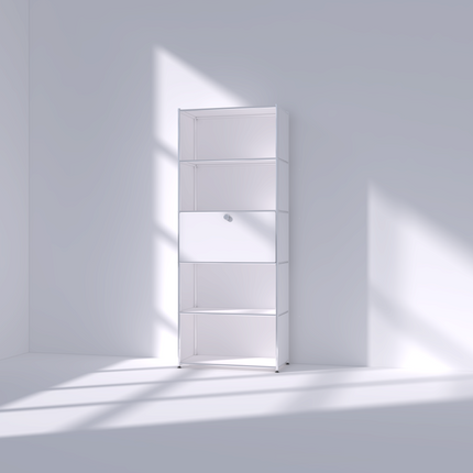 Metal High Shelf with 1 Flap Door