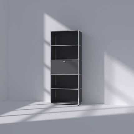 Metal High Shelf with 1 Flap Door