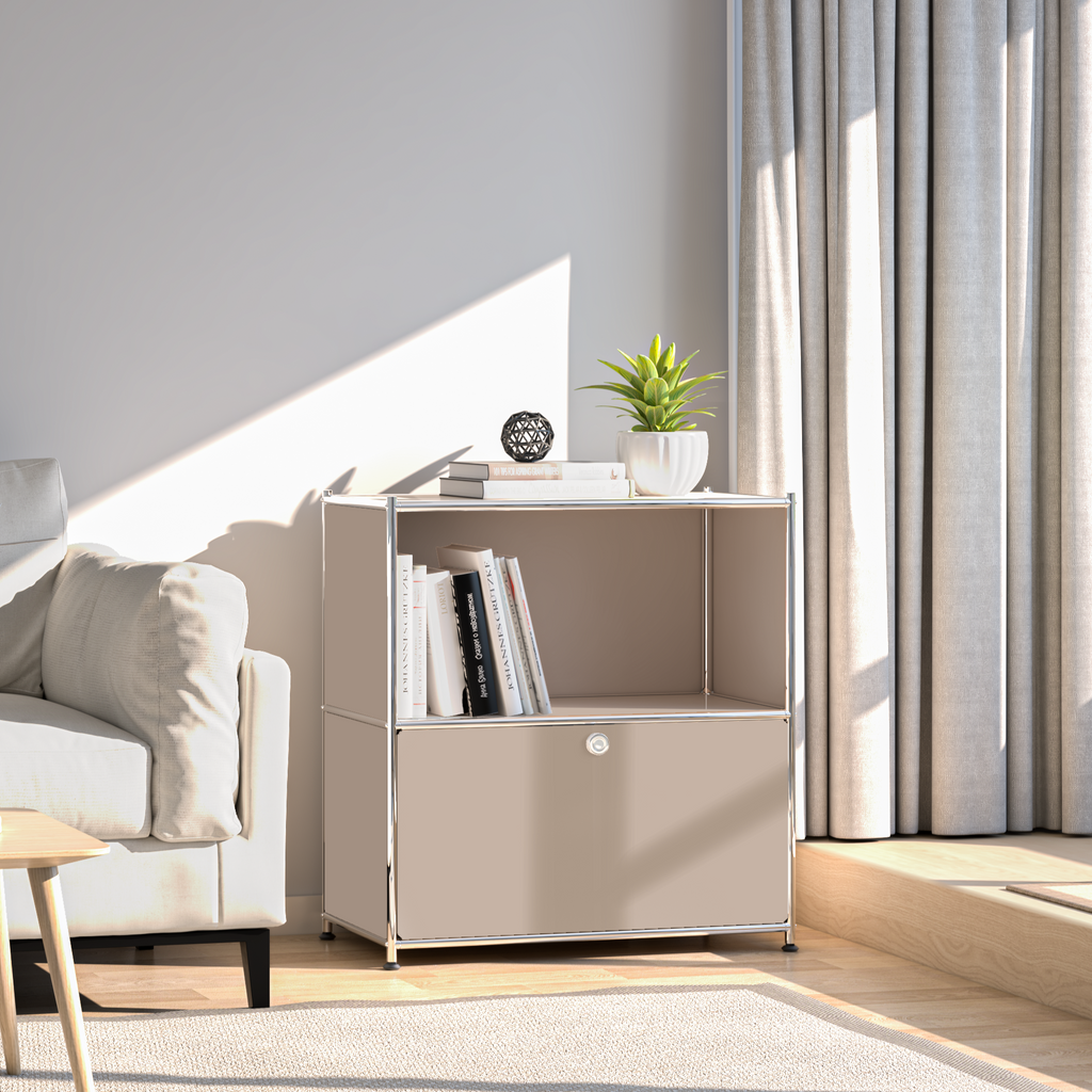 SIMPLINK 32.5-Inch Metal Storage Cabinet with Flip-Top Door