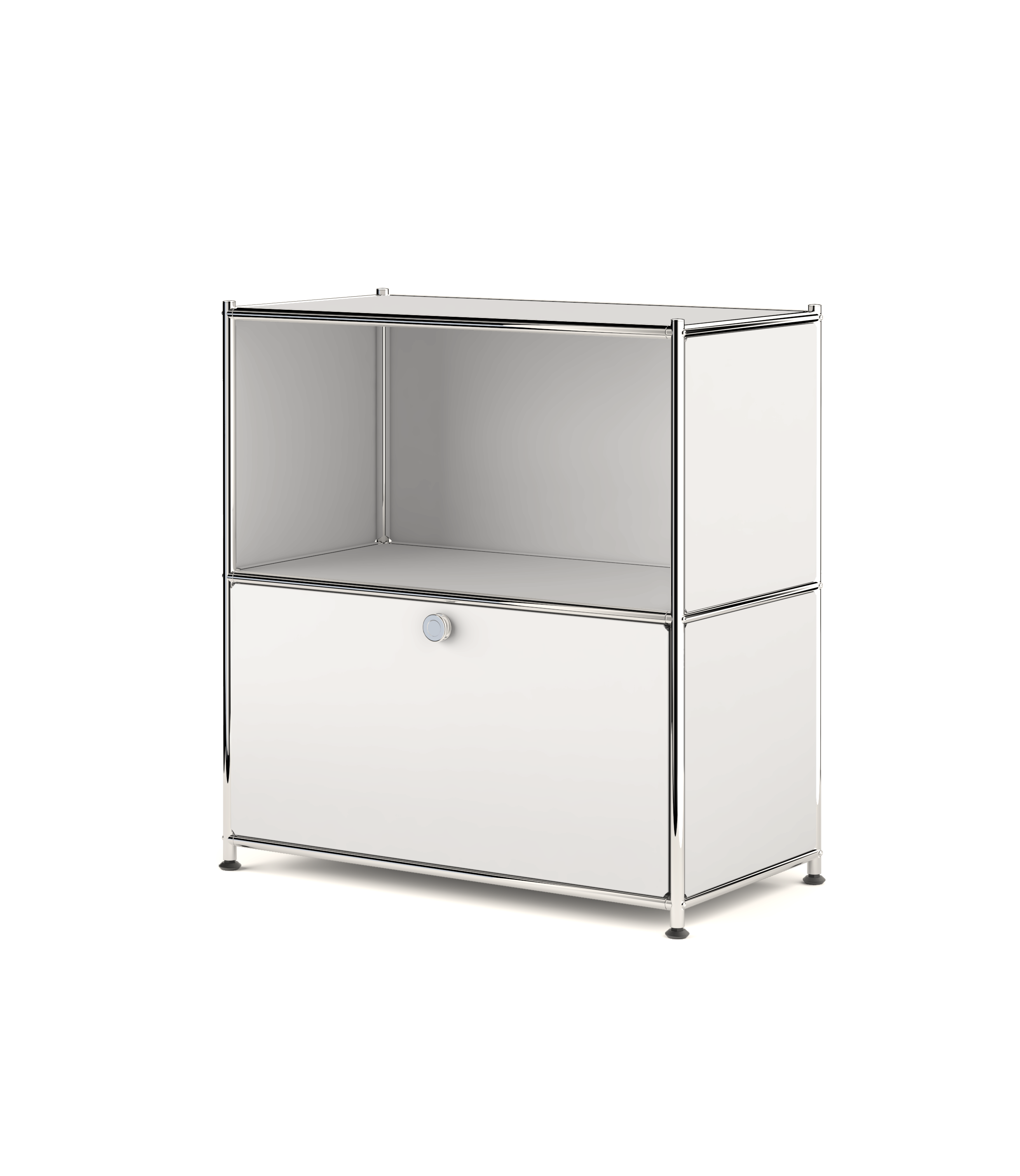 SIMPLINK 32.5-Inch Metal Storage Cabinet with Flip-Top Door