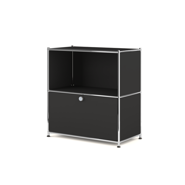 Flip-Top Side Table Black - Sideboard, Storage Cabinet