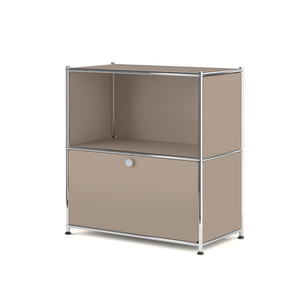Flip-Top Side Table White - Sideboard, Storage Cabinet