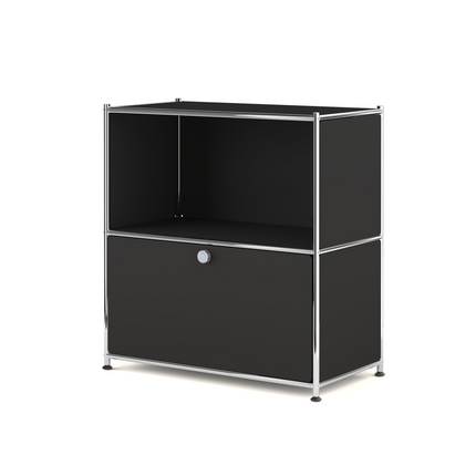 Flip-Top Side Table Blue - Sideboard, Storage Cabinet