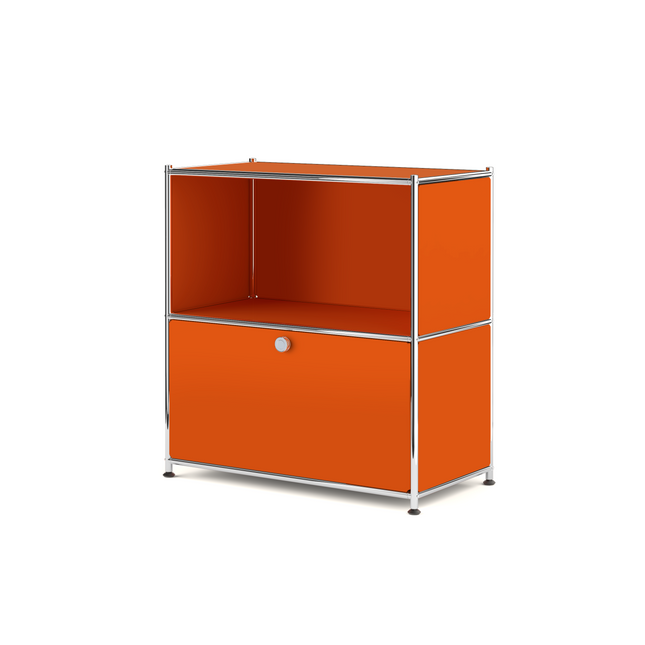 Flip-Top Side Table Orange - Sideboard, Storage Cabinet