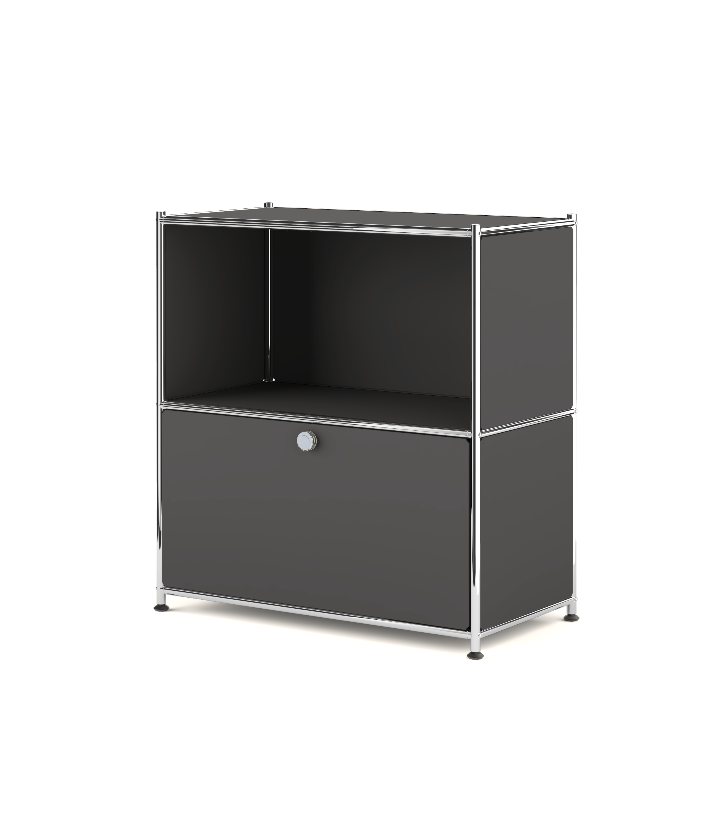 SIMPLINK 32.5-Inch Metal Storage Cabinet with Flip-Top Door