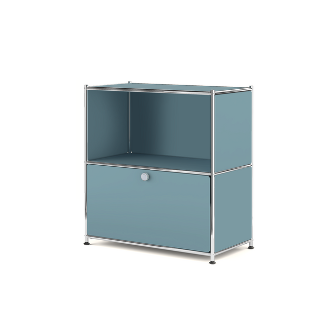 Flip-Top Side Table Blue - Sideboard, Storage Cabinet