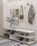SIMPLINK 60-Inch Wide 3-Tier Metal Storage Shelf