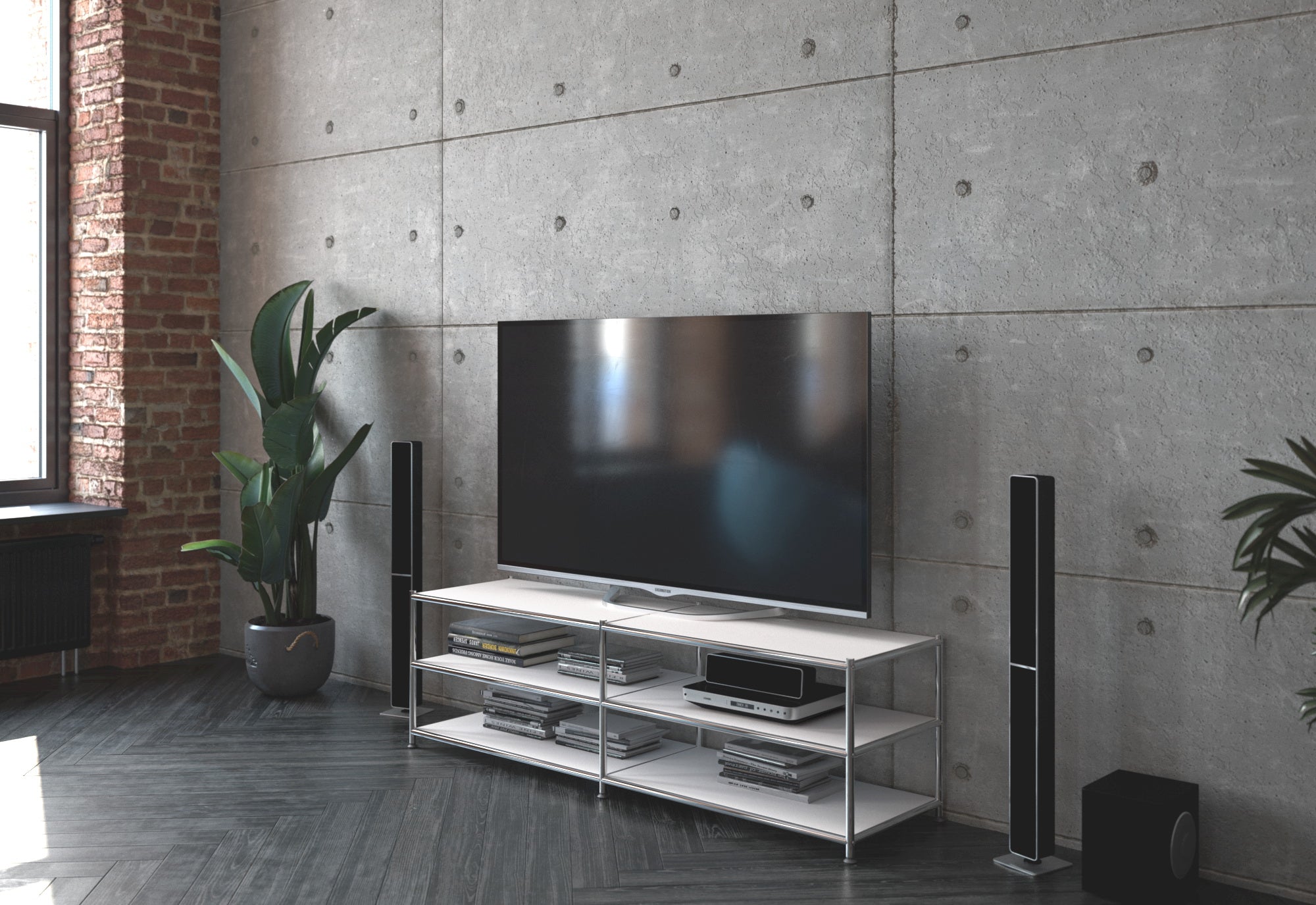 Metal Low Rack White – Simplink