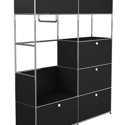 Wardrobe Storage Black