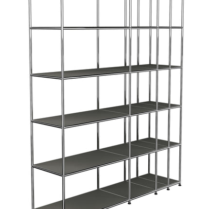 Metal Bookcase Grey